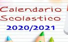CALENDARIO SCOLASTICO A.S. 2020/2021